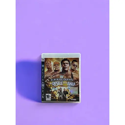 Диск з грою на PlayStation 3 ліцензія WWE Legends of WrestleMania, гра на PlayStation 3 WWE Legends of Wrestle