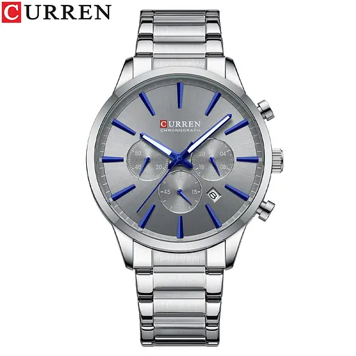 Curren 8435 Silver-Grey