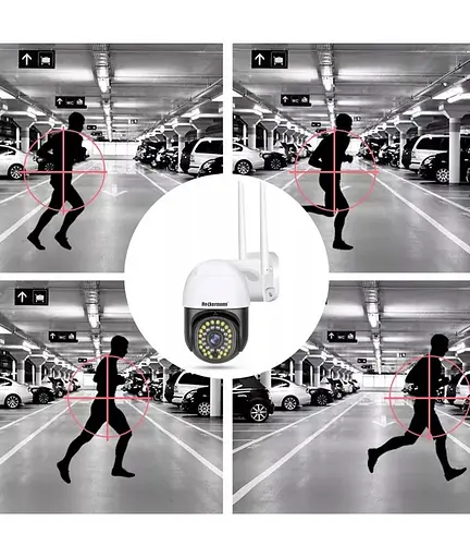 IP-камера видеонаблюдения Wi-Fi Heckermann C19 + карта 16 ГБ уличная поворотная - фото 5