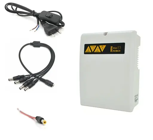 UPS ДБЖ комплект для роутера/модема ONU — інтернет без світла, відеоспостереження Full Energy BBGP123 12V 3 А 36 Вт без акумулятора - фото 1