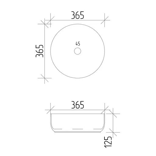 Умивальник VBI Prato white накладний VBI-011400, Білий - фото 7