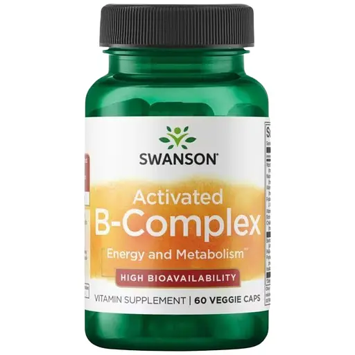 Комплекс витаминов Swanson Activated B-Complex High Bioavailability 60 капсул