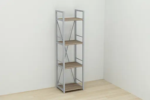 Етажерка 4/34 Ferrum-decor Серії Коннект 120x34x28 сірий ДСП Дуб Сонома Трюфель 16мм (FRD-104287) - фото 6