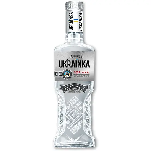 Горілка Ukraїnka Platinum 40% 0.5 л