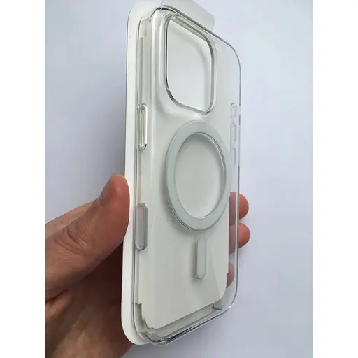 Оригинальный прозрачный чехол Apple Clear Case with MagSafe для Iphone 16 Pro (6.3") Clear MA7E4ZM/A - фото 4