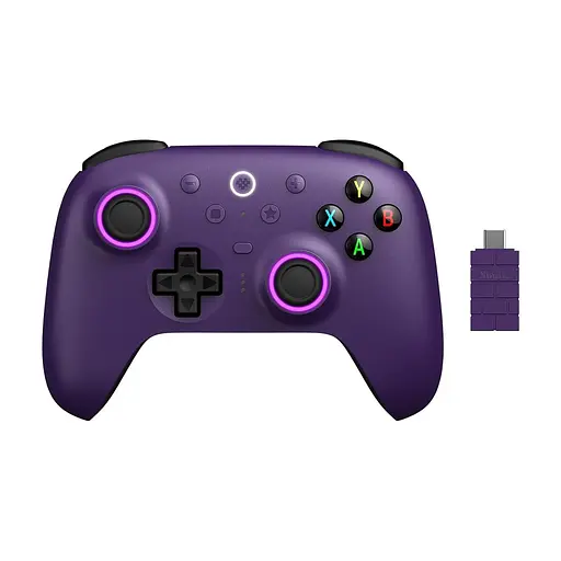 Геймпад 8BitDo Ultimate 2 для Windows і Android, ігровий контролер TMR, Еффект Холла Violet - фото 2
