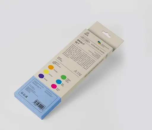 Набір кольорових лінерів, 6 кольорів, 6 set Bright,IDEA10-AL6BRIGHT - фото 3