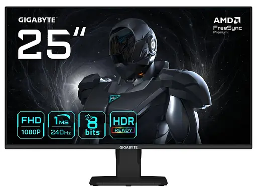 Монітор 24.5" Gigabyte GS25F2A Gaming Monitor FHD IPS 240 Hz (GS25F2A Gaming Monitor) - фото 1