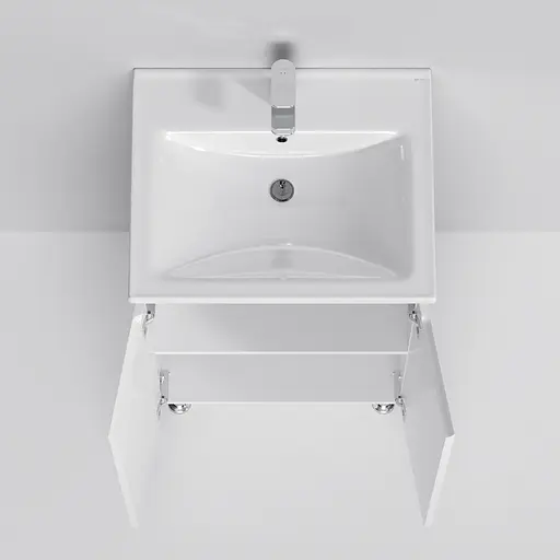 Тумба з умивальником AM.PM X-Joy підлогова 55 см 2 дверцята білий M85-FSX0551-WC0551WG38 Білий - фото 5