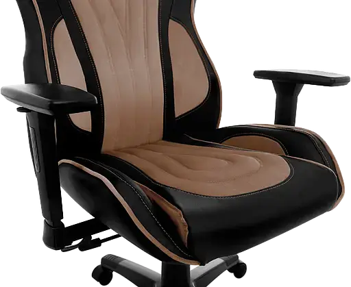 Геймерське крісло GT Racer чорне коричневе (X-2645 Black/Brown) - фото 8