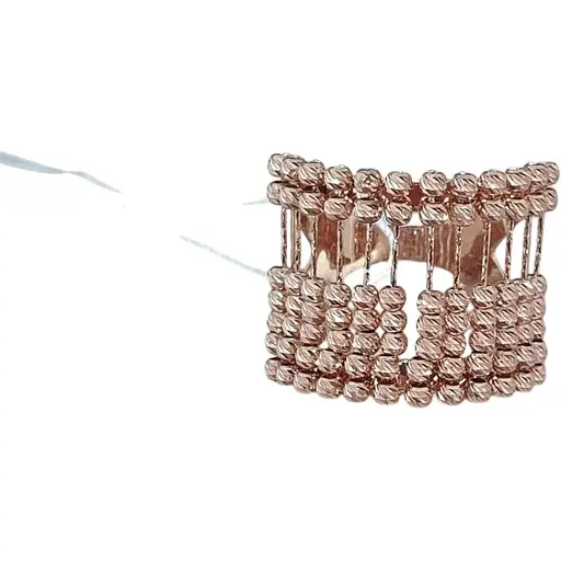 Золотое кольцо Favoritum с подвижными элементами. 110218/17