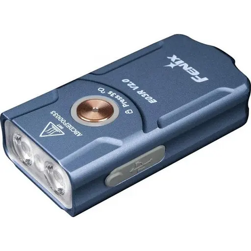 Ліхтар ручний Fenix E03R V2.0 Синій (1047-E03RV20BL)