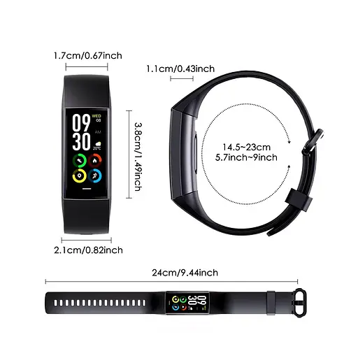 Фитнес-браслет Lemfo C80 с пульсоксиметром и тонометром. - фото 6