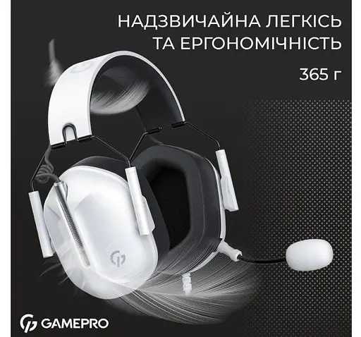 Ігрові навушники GamePro HS-1350-W Genesis Hunter White - фото 10