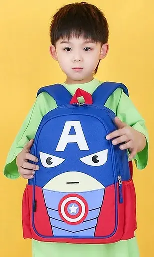 Детский рюкзак для дошкольника Капитан Америка Edibazzar 23х30х12 см sum0025030 - фото 7