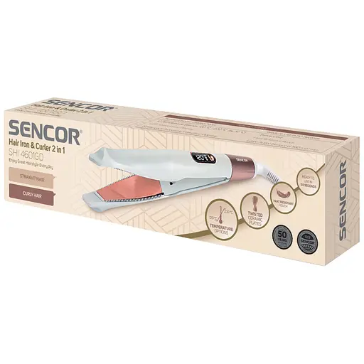 Випрямляч волосся Sencor SHI 4601GD (7157604) - фото 3