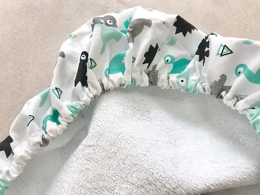 Простынь хлопковая Moontime в коляску "Дино" - фото 2