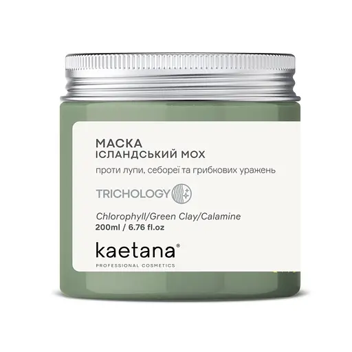 Маска Исландский мох против перхоти и себореи Trichology Kaetana 200 мл - фото 1