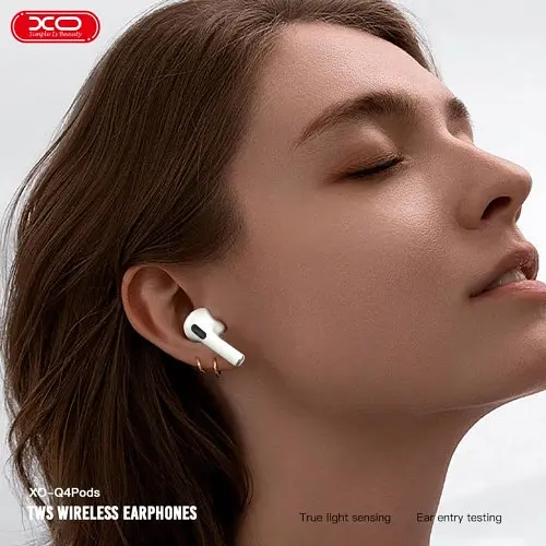 Наушники беспроводные XO Q4 Pods bluetooth headset белые - фото 3