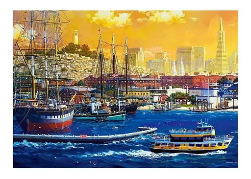 Пазл Castorland Гавань Сан-Франциско США 500 ел. (B-53735) - фото 2