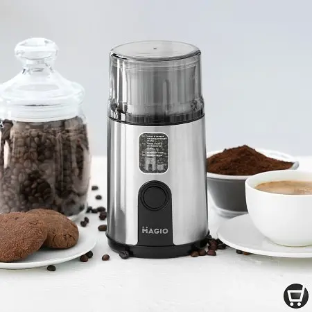 Кофемолка Magio MG-201 180-200 Вт 75 г съемная чаша - фото 4