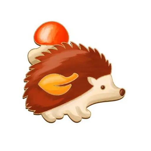 Заготовка броши для раскрашивания "Ежик" Fabrika Decoru FDZB-094 - фото 2