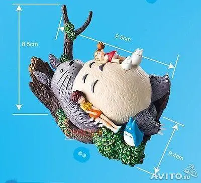 Фігурка колекційна Studio Ghibli My Neighbor Totoro Totoro Студія Гіблі Мій сусід Тоторо 9.9см МТ 22.51 - фото 4