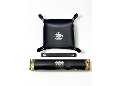 Настільна гра Планета Ігор Лоток для кубиків Ктулху (чорний) (Dice tray Cthulhu black) (pi-dt001) - фото 3