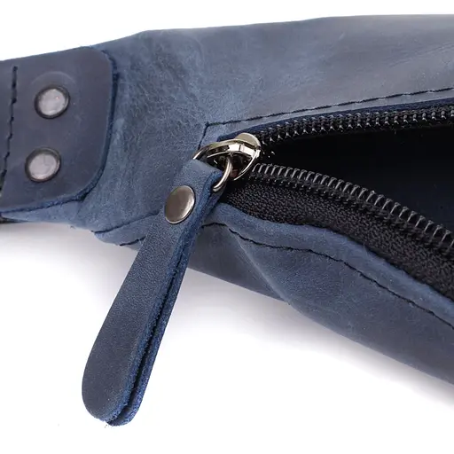 Чоловіча зручна бананка із натуральної вінтажної шкіри SHVIGEL 29х11х4,5 см sum0027468 - фото 7