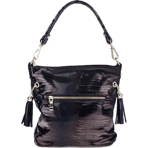 Жіноча сумка Realer P111 чорна - фото 2