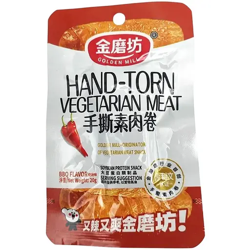 Снек з соєвого м’яса Golden Mill BBQ Flavor зі смаком барбекю 20 г