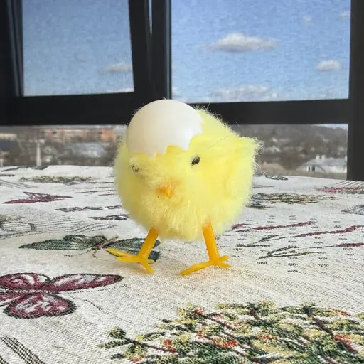 Великоднє декоративне курчатко в шкаралупі MIS LT - фото 2