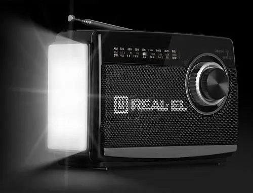 Радіоприймач 1.0 Real-El X-510 Black, 3 Вт, пластиковий корпус, FM/AM/SW, USB, SD/microSD, акумулятор, ліхтарик - фото 6