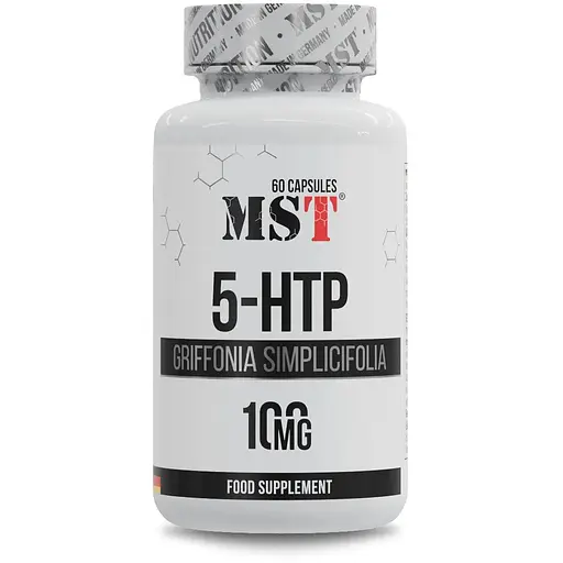 Аминокислота MST 5-HTP 100 mg, 60 капсул поддержка нервной системы - фото 1