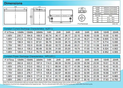 Аккумуляторная батарея AGM глубокого разряда Ritar DC-12100 12V 100Ah - фото 2