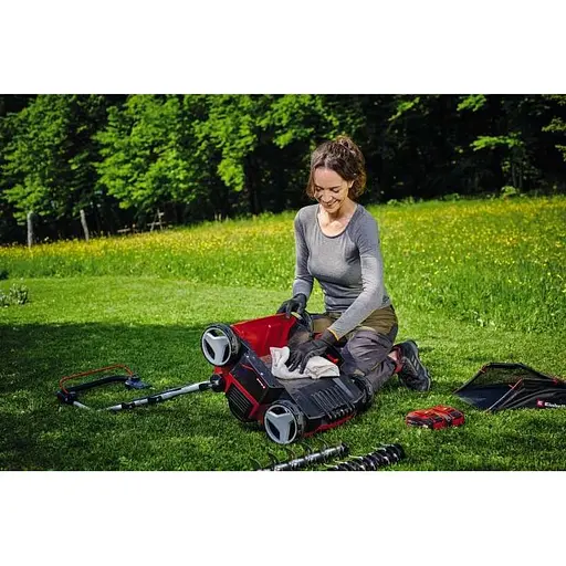 Аэратор-скарификатор Einhell GE-SA 36/35 Li - Solo аккумуляторный 36В 35 см без АКБ и ЗУ (3420685) - фото 19