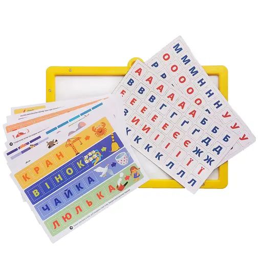 Обучающая игра с доской "Магнитный алфавит" УМНЯШКА 2095-UM укр - фото 6