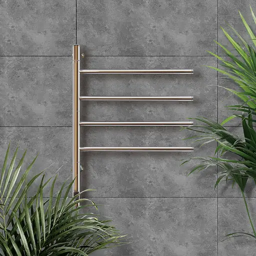 Електрична рушникосушка Navin Arabesque 480x600 Sensor з таймером 12-228053-3680, Хром, Електронний - фото 5