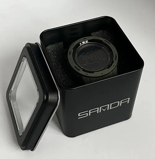 Тактические часы North Edge Mars Pro Black 5Bar Зеленый - фото 6