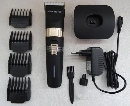 Професійна машинка Promotec PM-368 акумуляторна для стрижки волосся Титаново-керамічні леза - фото 2