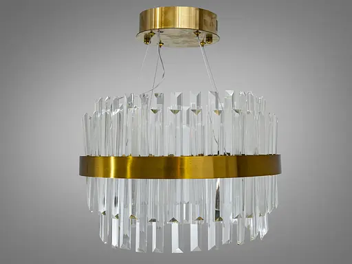 Солидная хрустальная светодиодная люстра в кухню мощностью 80Вт. - фото 4