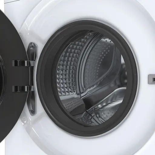 Стиральная машина Haier фронтальная 5 кг 1000 A+++ 44 см дисплей инвертор черный люк высота 70см белый - фото 10