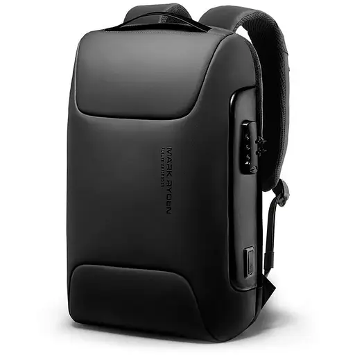 Рюкзак Mark Ryden для ноутбука 15.6 дюймов MR9116 с кодовым замком и USB-портом Черный - фото 1