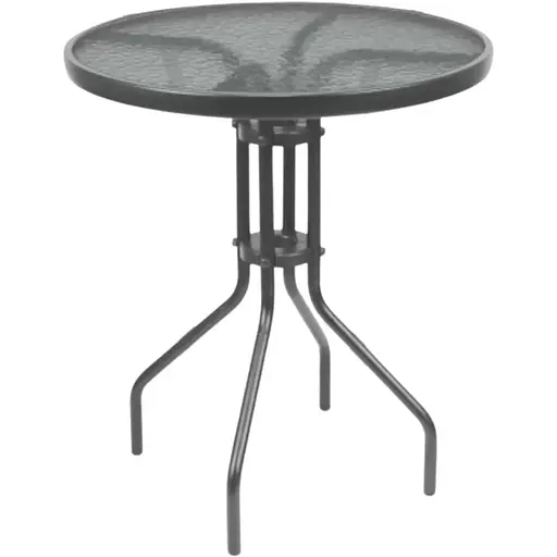 Садові меблі Chomik Bistro New стіл та 2 стільці чорний - фото 6