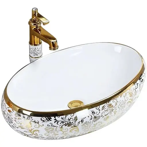 Умивальник Rea Meryl накладний білий REA-U5054, Білий - фото 1