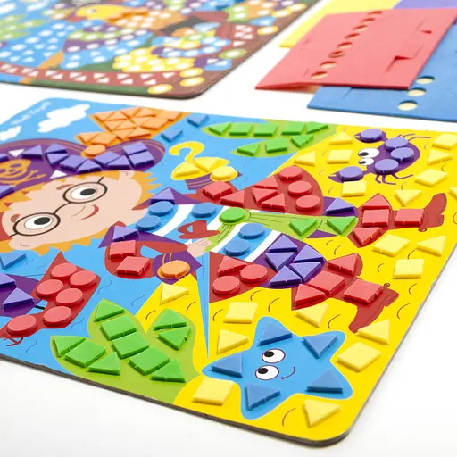 Набор для творчества "Мягкая мозаика. Пират" VT4511-04, 410 мягких наклеек - фото 3