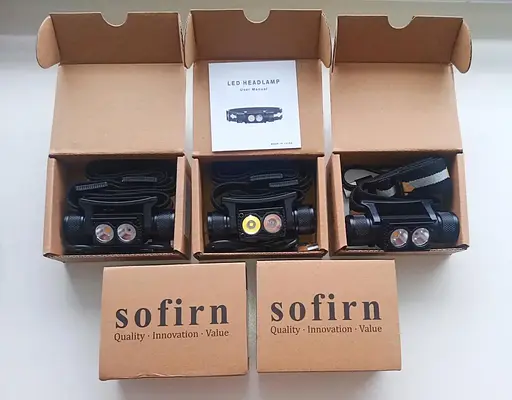 Тактический налобный фонарь Sofirn H25LR с красным светом 660лм - фото 5