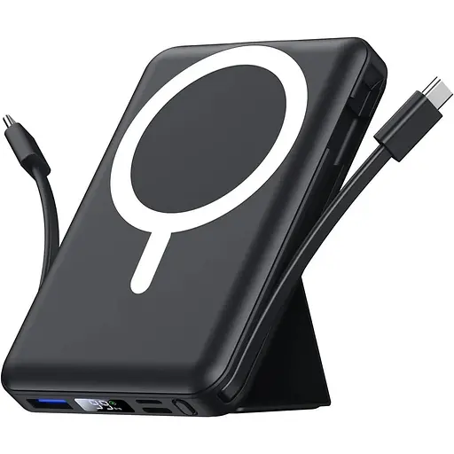 Портативний магнітний бездротовий зарядний пристрій Azmuth Magsafe Powerbank для iPhone 10000 мА·год, 22.5 Вт PD