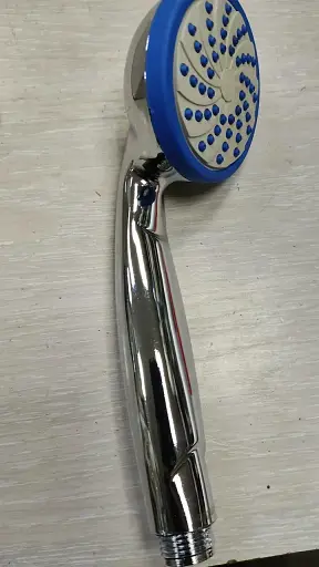 Воронка душевая Zegor/Troya WKY-1102 пластик 1 режим Хром/Голубой 30412 - фото 2