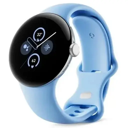 Smart Watch Google Pixel Watch 2 Wi-Fi Polished Silver/Bay Band Global - фото 1